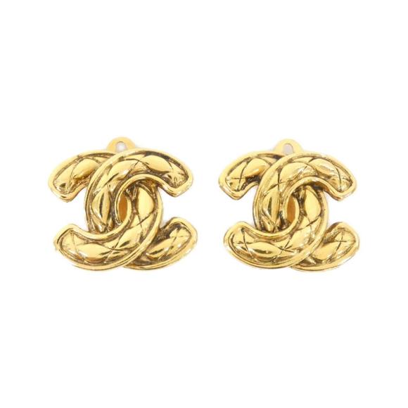 CHANEL Gold Earrings - Picture 1 of 3